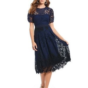 Antonio Melani | Illusion Lace Kali Midi Dress
